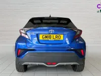 Used Toyota C-HR 115 HP (84 kW) 2018 Nebula blue bitone SUV