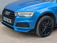 Used Audi Q3 Black Edition 150 HP (110 kW) 2017 Blue SUV