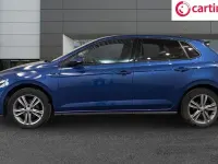 Used VW Polo R-line 116 HP (85 kW) 2019 Blue Hatchback