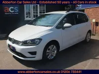 Used VW Golf Sportsvan SE 125 HP (91 kW) 2014 White MPV