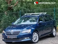 Used Skoda Superb SE 150 HP (110 kW) 2019 Blue Estate