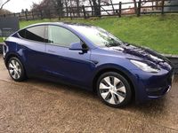 Used Tesla Model Y Long Range AWD 378 kW (514 HP) 2022 Blue SUV