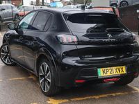 Used Peugeot e-208 Premium 100 kW (136 HP) 2021 Black Hatchback
