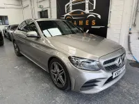 Used Mercedes C300 AMG Line Premium 241 HP (177 kW) 2019 Silver Sedan