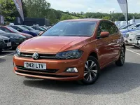 Used VW Polo Match 95 HP (69 kW) 2021 Orange Hatchback