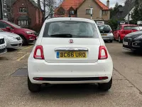 Used Fiat 500 Pop Star 69 HP (50 kW) 2017 White Hatchback