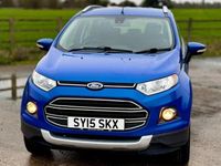 Used Ford Ecosport Titanium 125 HP (91 kW) 2015 Blue SUV