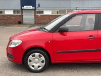 Used Skoda Fabia 60 HP (44 kW) 2008 Red Hatchback