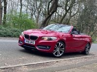 Used BMW 220 Sport Line 190 HP (139 kW) 2016 Red Cabriolet