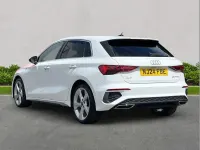 Used Audi A3 S-Line 147 HP (108 kW) 2024 White Hatchback