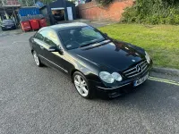 Used Mercedes CLK320 Avantgarde 220 HP (161 kW) 2006 Black Coupe