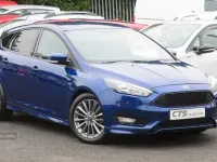 Used Ford Focus ST-Line 140 HP (102 kW) 2018 Blue Hatchback