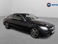 Used Mercedes C300 AMG line 258 HP (189 kW) 2019 Black Coupe