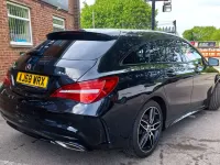 Used Mercedes CLA220 Shooting Brake AMG line 177 HP (130 kW) 2017 Black Estate