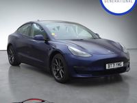 Used Tesla Model 3 Long Range AWD 366 kW (498 HP) 2021 Blue Sedan