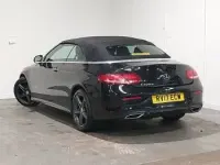 Used Mercedes C220 AMG line 170 HP (125 kW) 2017 Black Cabriolet