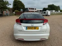 Used Honda Civic EX 2013 White Hatchback