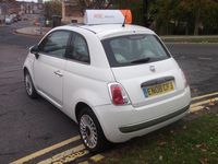 Used Fiat 500 Lounge 99 HP (72 kW) 2008 White Hatchback