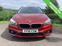 Used BMW 218 Comfort Edition 150 HP (110 kW) 2016 Red MPV