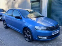 Used Skoda Rapid Sport 105 HP (77 kW) 2014 Blue Hatchback