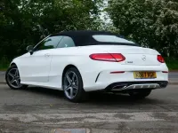 Second-hand Mercedes C300 AMG line 245 CP (180 kW) 2018 Alb Cabrio