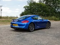 Used Porsche Cayman 275 HP (202 kW) 2015 Blue Coupe