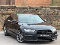 Used Audi A6 Black Edition 190 HP (139 kW) 2017 Black Sedan