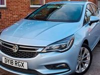Used Vauxhall Astra Design Edition 101 HP (74 kW) 2018 Silver Hatchback