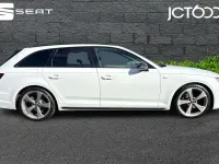 Used Audi A4 Black Edition 147 HP (108 kW) 2019 White Estate