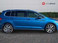 Used VW Touran R-line 150 HP (110 kW) 2020 Blue MPV
