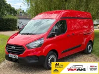 Used Ford Transit Custom 130 HP (95 kW) 2020 Red Van