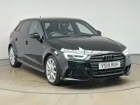 Used Audi A3 Black Edition 116 HP (85 kW) 2019 Black Sedan