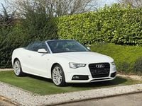 Used Audi A5 Cabriolet S-Line 2014 White Cabriolet