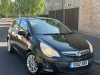 Used Vauxhall Corsa 75 HP (55 kW) 2012 Black Hatchback