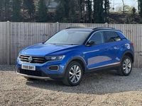 Usado VW T-Roc Design 150 HP (110 kW) 2018 Azul SUV