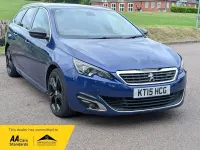 Used Peugeot 308 GT-line 2015 Blue Estate