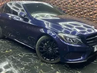 Used Mercedes C220 AMG Line Premium 170 HP (125 kW) 2016 Blue Sedan