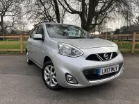 Begagnad Nissan Micra Acenta 80 HK (58 kW) 2017 Silver Halvkombi