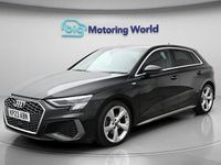 Used Audi A3 Sportback S-Line 150 HP (110 kW) 2023 Black Hatchback