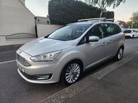 Used Ford Grand C-Max Titanium 125 HP (91 kW) 2016 Silver MPV