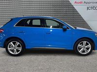Begagnad Audi Q3 S-Line 150 HK (110 kW) 2020 Blå SUV