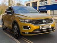 Used VW T-Roc R-line 150 HP (110 kW) 2018 Yellow SUV