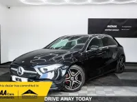 Used Mercedes A180 AMG line 116 HP (85 kW) 2019 Black Hatchback