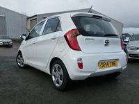Used Kia Picanto 68 HP (50 kW) 2014 White Hatchback