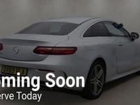Used Mercedes E220 AMG line 194 HP (142 kW) 2019 Silver Coupe