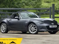 Used Mazda MX5 131 HP (96 kW) 2016 Grey Cabriolet