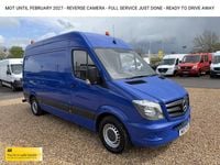 Used Mercedes Sprinter 140 HP (102 kW) 2017 Blue Van
