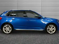 Used Skoda Kamiq SE L Executive 147 HP (108 kW) 2023 Race blue metallic SUV