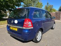 Used Vauxhall Zafira Design Edition 110 HP (80 kW) 2010 Blue MPV
