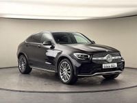 Used Mercedes GLC300e AMG line 2021 Obsidian black Coupe